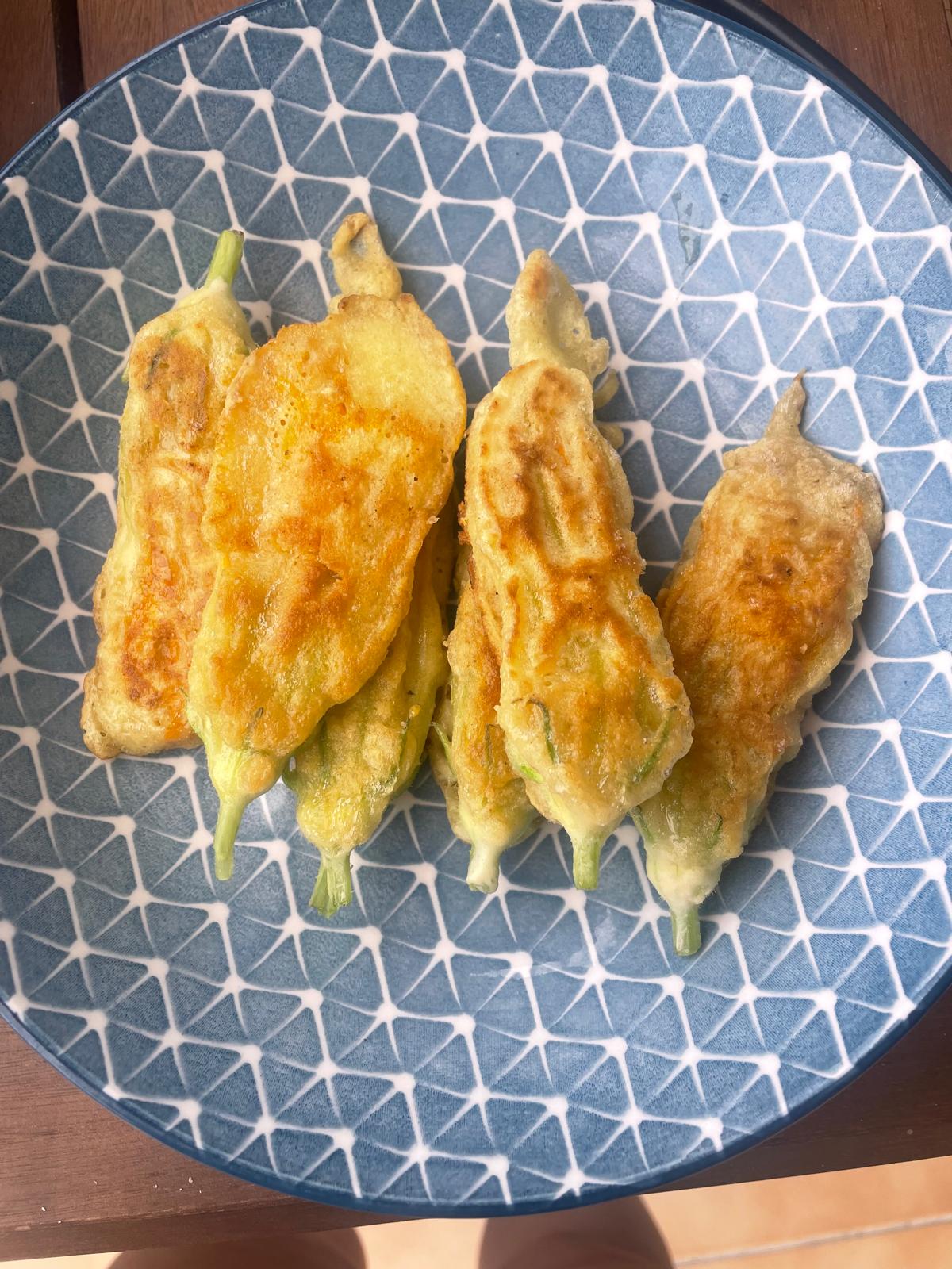 Beignets de fleurs de courgettes