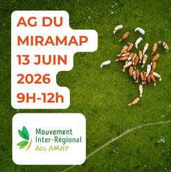 Assemblée générale du MIRAMAP le 13 juin en visio