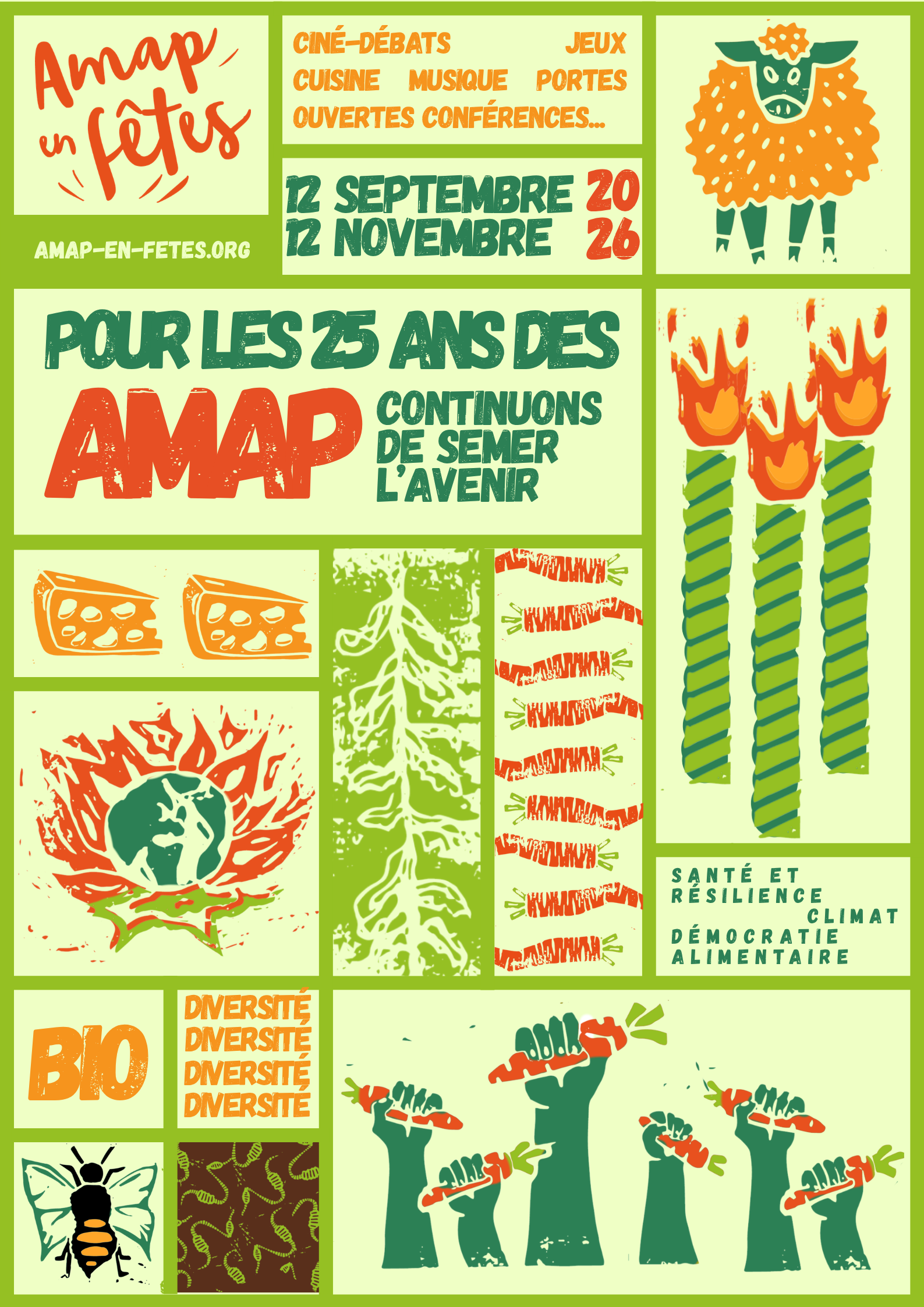 AMAP en fête 2026 : Pour les 25 ans des AMAP, continuons de semer l&rsquo;avenir !