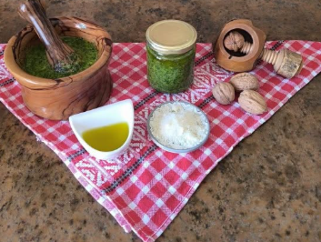 Pesto de roquette aux noix