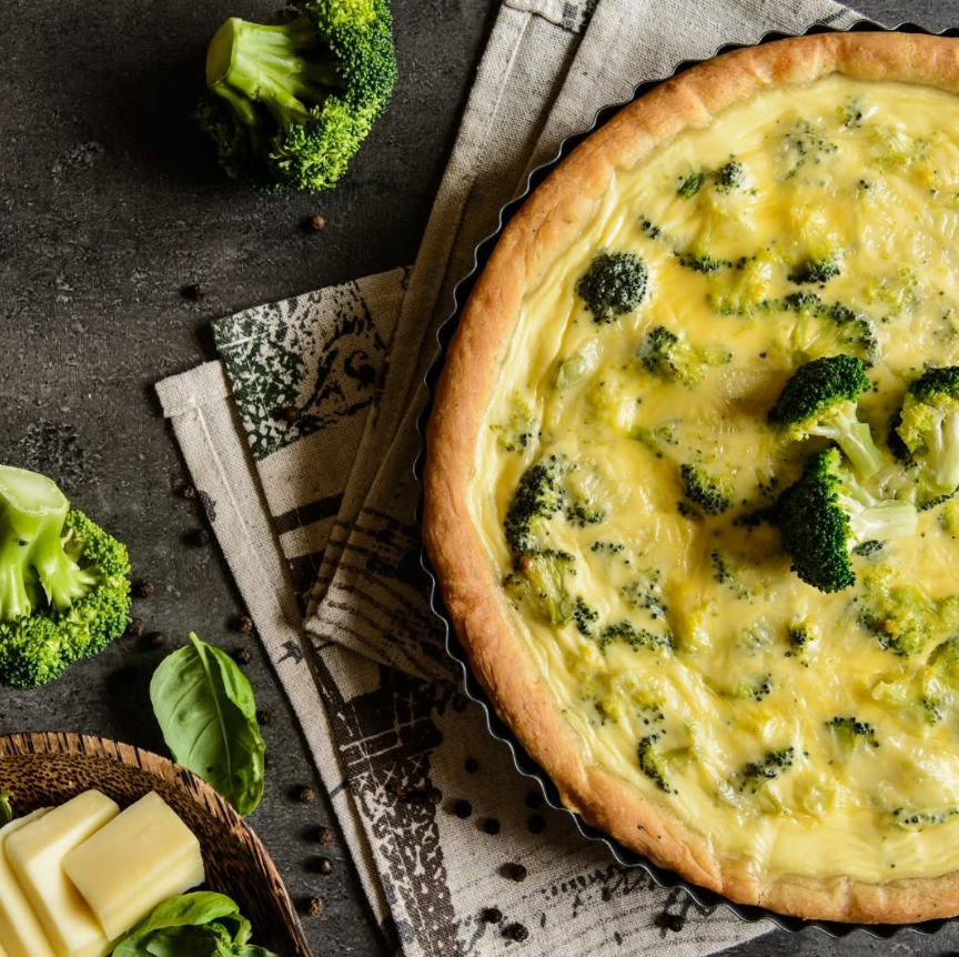 Quiche brocoli et camembert