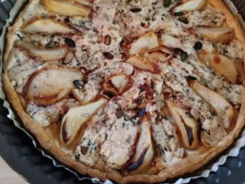Tartes aux poires et fourme d&rsquo;Ambert